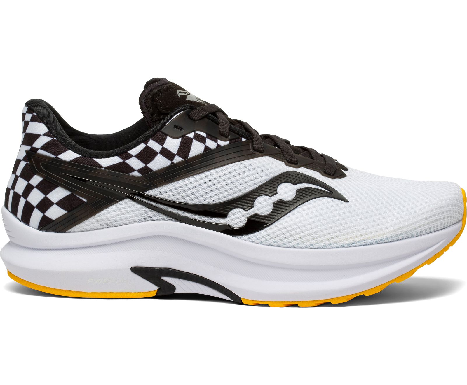 Men\'s Saucony Axon Running Shoes White / Black | Singapore 445EBCX